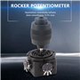 FutureHight Potentiomètre Joystick 4 axes - Commande par touche pour potentiomètre à bascule étanche -D400X-R4 10K 4D