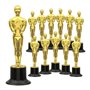 Exogio Lot de 12 Statuette trophées de récompense dorés