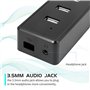 KJKVIVH Haut-parleurs d'ordinateur 3 en 1 avec microphone et haut-parleur de conférence USB, micro PC pour vidéoconférence