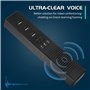 KJKVIVH Haut-parleurs d'ordinateur 3 en 1 avec microphone et haut-parleur de conférence USB, micro PC pour vidéoconférence