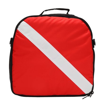 Giilayky Portable Nylon Drapeau de PlongéE PlongéE sous-Marine Protecteur RéGulateur Sac avec Fermeture éClair Porter PoignéE
