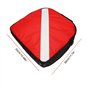 Giilayky Portable Nylon Drapeau de PlongéE PlongéE sous-Marine Protecteur RéGulateur Sac avec Fermeture éClair Porter PoignéE