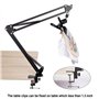 Kopinma Support de cercle à broder réglable en métal pliable et 16 aiguilles à broder
