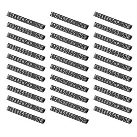 Torribaly Lot de 30 étiquettes de prix en plastique - Étiquettes de prix réglables - Pour bijoux