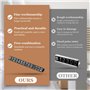 Torribaly Lot de 30 étiquettes de prix en plastique - Étiquettes de prix réglables - Pour bijoux, montre, bague, noir