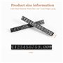 Torribaly Lot de 30 étiquettes de prix en plastique - Étiquettes de prix réglables - Pour bijoux, montre, bague, noir