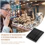 Torribaly Lot de 30 étiquettes de prix en plastique - Étiquettes de prix réglables - Pour bijoux, montre, bague, noir