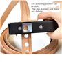 HiCOZZIE Perforatrice à Papier Circulaire de 12 Mm, Perforatrice à Main Ronde à un Seul Trou pour Cartes D'Identité, Cartes en P