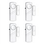 Kquepo 4PCS Alarme de Fenêtre de Porte de Sécurité