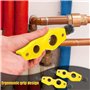Afforstyle 4 PièCes Brosse à Tubes en Cuivre Nettoyeur de Tuyaux en Cuivre 4 en 1 Brosse à Tuyaux Nettoie L'IntéRieur et L'ExtéR