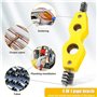 Afforstyle 4 PièCes Brosse à Tubes en Cuivre Nettoyeur de Tuyaux en Cuivre 4 en 1 Brosse à Tuyaux Nettoie L'IntéRieur et L'ExtéR