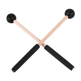 ivamulie 1 paire de et maillets avec tête en caoutchouc souple pour tambour
