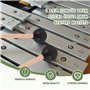 ivamulie 1 paire de et maillets avec tête en caoutchouc souple pour tambour, langue, tambour, piano