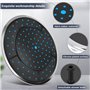 Tsudoku 1Pcs Douche Actionnée par Pluie de Forme Ronde en Plastique de 25Cm Accessoires Cabine de Buse de Tête de Toit Dessus de