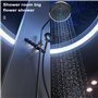 Tsudoku 1Pcs Douche Actionnée par Pluie de Forme Ronde en Plastique de 25Cm Accessoires Cabine de Buse de Tête de Toit Dessus de