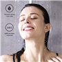 Tsudoku 1Pcs Douche Actionnée par Pluie de Forme Ronde en Plastique de 25Cm Accessoires Cabine de Buse de Tête de Toit Dessus de