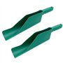 Tsudoku Outil de Nettoyage de Gouttières de Toit 2 Pièces pour Pelle de Nettoyage de Jardin de Puits de Lumière de Fossé