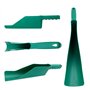 Tsudoku Outil de Nettoyage de Gouttières de Toit 2 Pièces pour Pelle de Nettoyage de Jardin de Puits de Lumière de Fossé