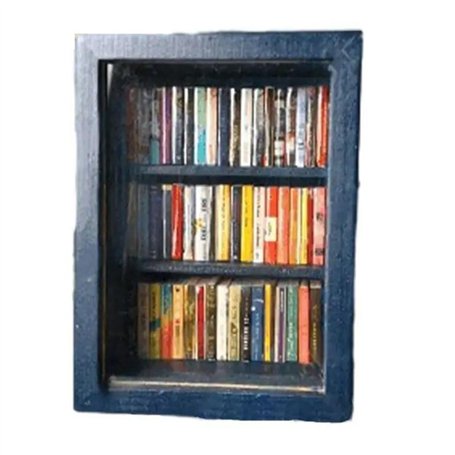 Qarmijaer Bibliothèque Miniature de Poche pour L'Anxiété