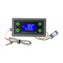 Fowecry XY-WT04-W K Thermocouple Contrôleur Haute Température Thermostat Numérique Haute Température -99-999 Degrés