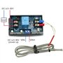 Fowecry XY-WT04-W K Thermocouple Contrôleur Haute Température Thermostat Numérique Haute Température -99-999 Degrés