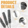 Brosse à Pistolet Hexagonale pour Nettoyage des Perceuses Élect