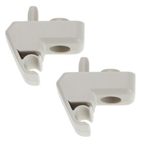 eMagTech 2pcs Clip de Pare-Soleil Automatique Compatible avec Ka Remplace 1570627 Support de Crochet Retenue de Pare-Soleil Supp