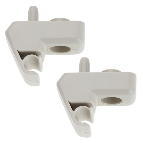 eMagTech 2pcs Clip de Pare-Soleil Automatique Compatible avec Ka Remplace 1570627 Support de Crochet Retenue de Pare-Soleil Supp