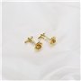 eMagTech 1 Paire Boutons de Manchette en Forme de Fleur de Rose Boutons de Manchette de Chemise Classiques pour Hommes Accessoir