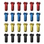 eMagTech 100pcs Écrous de Rayon Roue de Vélo Protecteur de Rayon pour Vélo de Montagne Vélo de Route 14G / 2mm de Diamètre Rayon