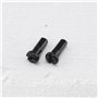 eMagTech 100pcs Écrous de Rayon Roue de Vélo Protecteur de Rayon pour Vélo de Montagne Vélo de Route 14G / 2mm de Diamètre Rayon