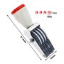 eMagTech 4pcs Chiffres Numéro Réglable Timbre Rouleau Symbole Bureau Date Timbre Numérique Tampon en Caoutchouc Créatif Roue Rou