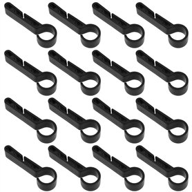 eMagTech 30pcs Clip de Casque pour Phares Crochets de Montage de Phare pour Casque à Bords étroits Divers Phares pour la Constru