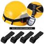 eMagTech 30pcs Clip de Casque pour Phares Crochets de Montage de Phare pour Casque à Bords étroits Divers Phares pour la Constru