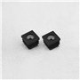 eMagTech 10 Pièces 20x20mm M8 Roulettes Réglables Carrées écrous Bouchons de Tuyau Embouts de Tuyau en Plastique pour Chaises de