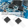 eMagTech Lot de 20 transistors de puissance TIP41C 100 V 6 A Triode TO-220 à grande puce en ligne en silicone NPN pour applicati