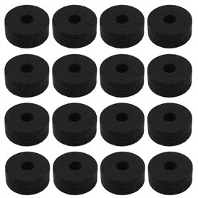 eMagTech 16 Pièces Coussinet de Cymbale en Feutre pour Tambour de Jazz 35x15mm Manchon de Tambour Accessoire pour La Plupart des