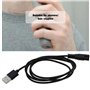 eMagTech Lot de 2 Câbles de Chargeur USB 5 V pour Tondeuse à Cheveux Pièce de Rechange Compatible avec Le Cordon D'alimentation 