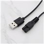 eMagTech Lot de 2 Câbles de Chargeur USB 5 V pour Tondeuse à Cheveux Pièce de Rechange Compatible avec Le Cordon D'alimentation 