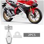 eMagTech 2 Ensembles d'accessoires de Moto Tendeur de Chaîne Ajusteur de Tension Outil de Tendeur de Chaîne de Roue Arrière Comp