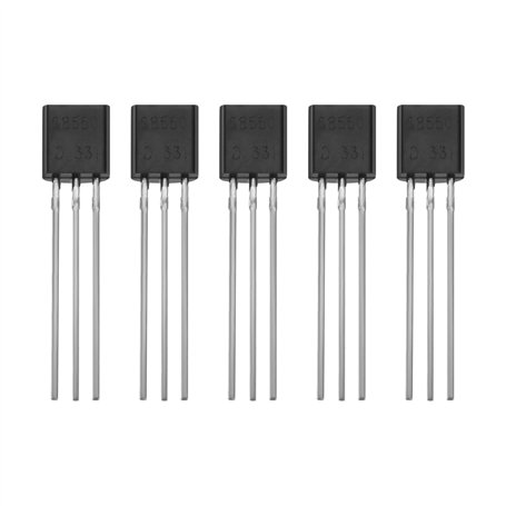 eMagTech Lot de 100pcs Transistors PNP S8550 TO-92 à Faible Puissance pour Projets Électroniques de Bricolage Circuits Communica