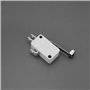 eMagTech 5Pcs Micro-interrupteurs V3 à 3 Broches NO/NC 16 A 250 V CA Micro-interrupteur à Levier à Rouleau Long SPDT Micro-inter