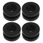 eMagTech Lot de 4pcs œillets en Caoutchouc pour Boîtier de Filtre à Air de Voiture 9814411880 Pièce de Rechange 1422A4 Compatibl
