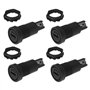 eMagTech Lot de 10 Porte-fusibles pour Panneau 5 X 20 Mm Vis d'installation Tube Porte-fusible 10 A 250 V Trou d'installation 12