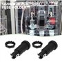 eMagTech Lot de 10 Porte-fusibles pour Panneau 5 X 20 Mm Vis d'installation Tube Porte-fusible 10 A 250 V Trou d'installation 12