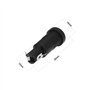 eMagTech Lot de 10 Porte-fusibles pour Panneau 5 X 20 Mm Vis d'installation Tube Porte-fusible 10 A 250 V Trou d'installation 12