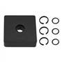 eMagTech 1 ensemble de bagues de retenue pour clé à choc 3/8 compatible avec Milwaukee 0