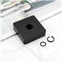 eMagTech 1 ensemble de bagues de retenue pour clé à choc 3/8 compatible avec Milwaukee 0,8 x 0,13 cm, noir
