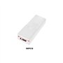 eMagTech 50x Cosses de Câble de 6,3 Mm Coque de Protection Couvercle Isolant pour Cosses de Câble de 6,3 Mm avec Languette Blanc
