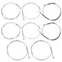 eMagTech Lot de 2 Jeux de Cordes pour Violon (EADG) avec Embouts à Boule Nickelés pour Violons 4/4 3/4 1/2 1/4 Alliage à Noyau e